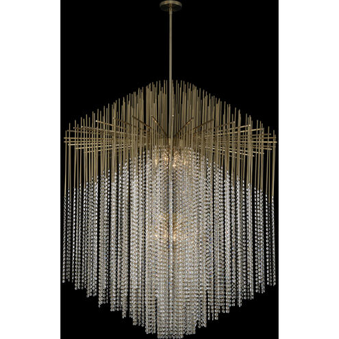 Estrella 30 Light 48 inch Brushed Champagne Gold Pendant Ceiling Light