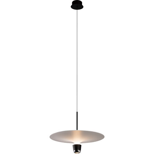 Gravity 1 Light 24 inch Pure White Pendant Ceiling Light
