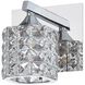 Shimera 2 Light 6 inch Chrome Vanity Light Wall Light in 1