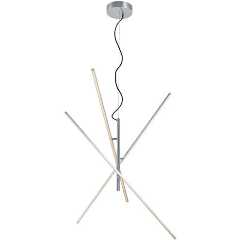 Tiriac 40 inch Satin Nickel Pendant Ceiling Light