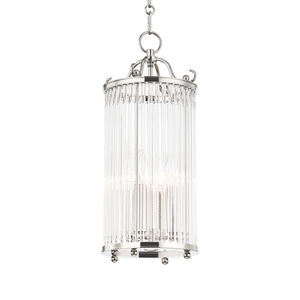Glass No. 1 4 Light 9 inch Polished Nickel Pendant Ceiling Light