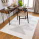 Pisa 84 X 59 inch Light Grey Rug in 5 x 8, Rectangle