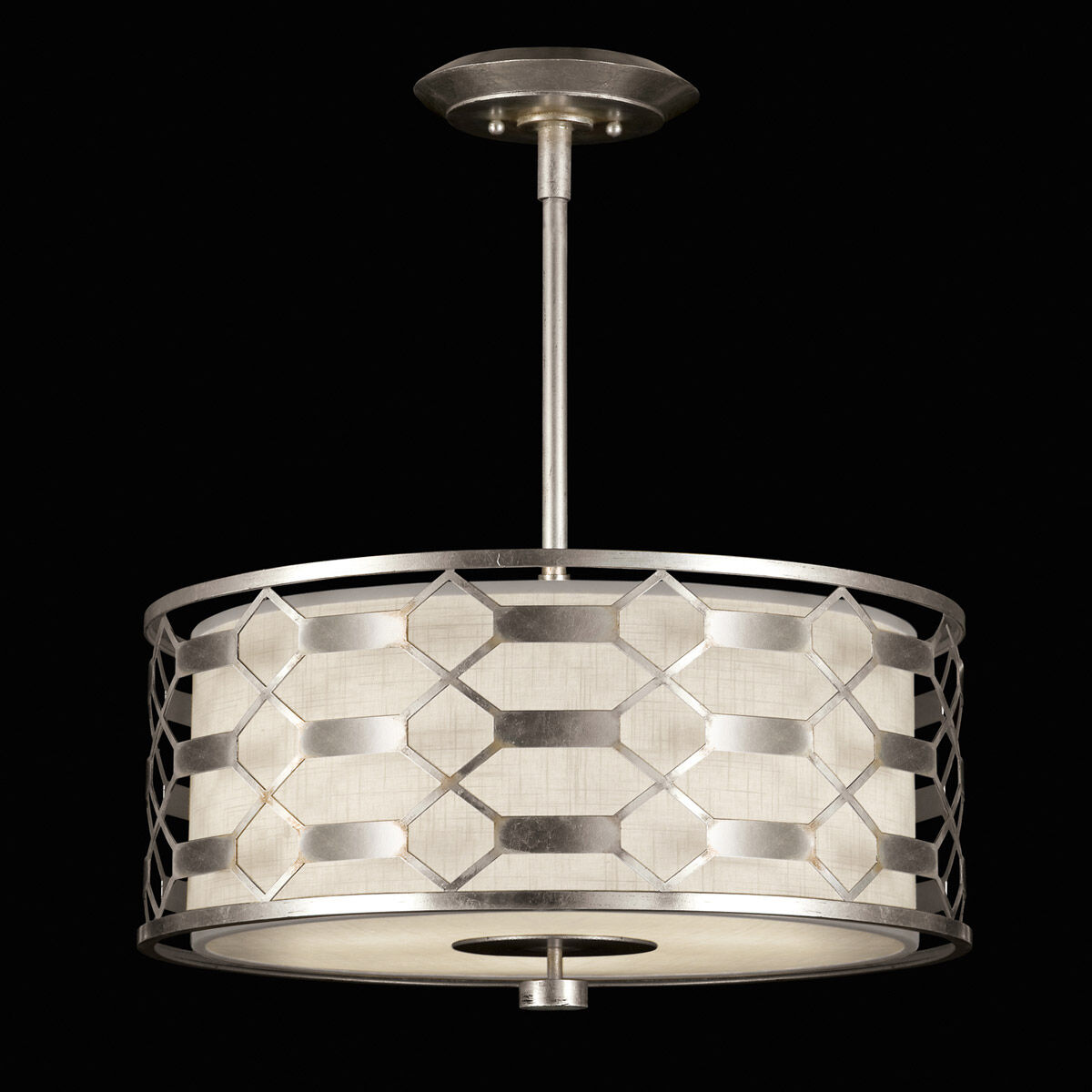 Allegretto 3 Light 24 inch Silver Pendant Ceiling Light