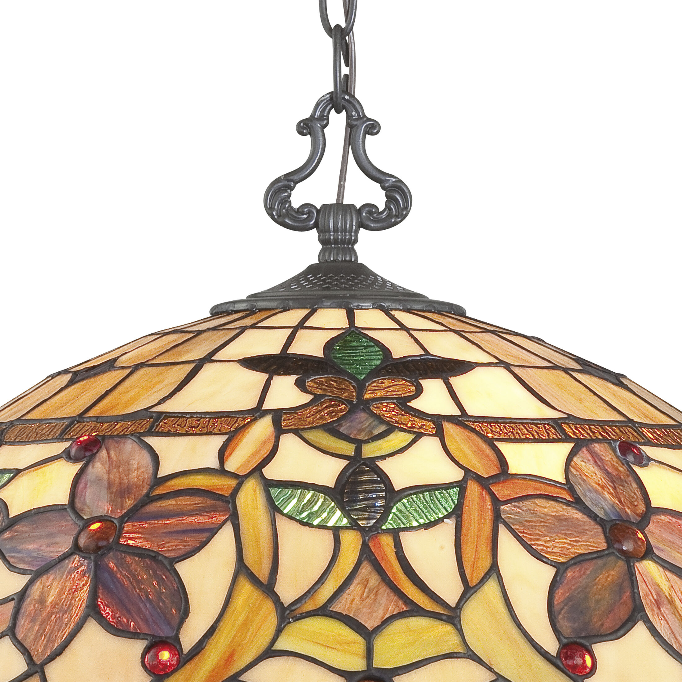 Kami 3 Light 20 inch Vintage Bronze Pendant Ceiling Light, Naturals
