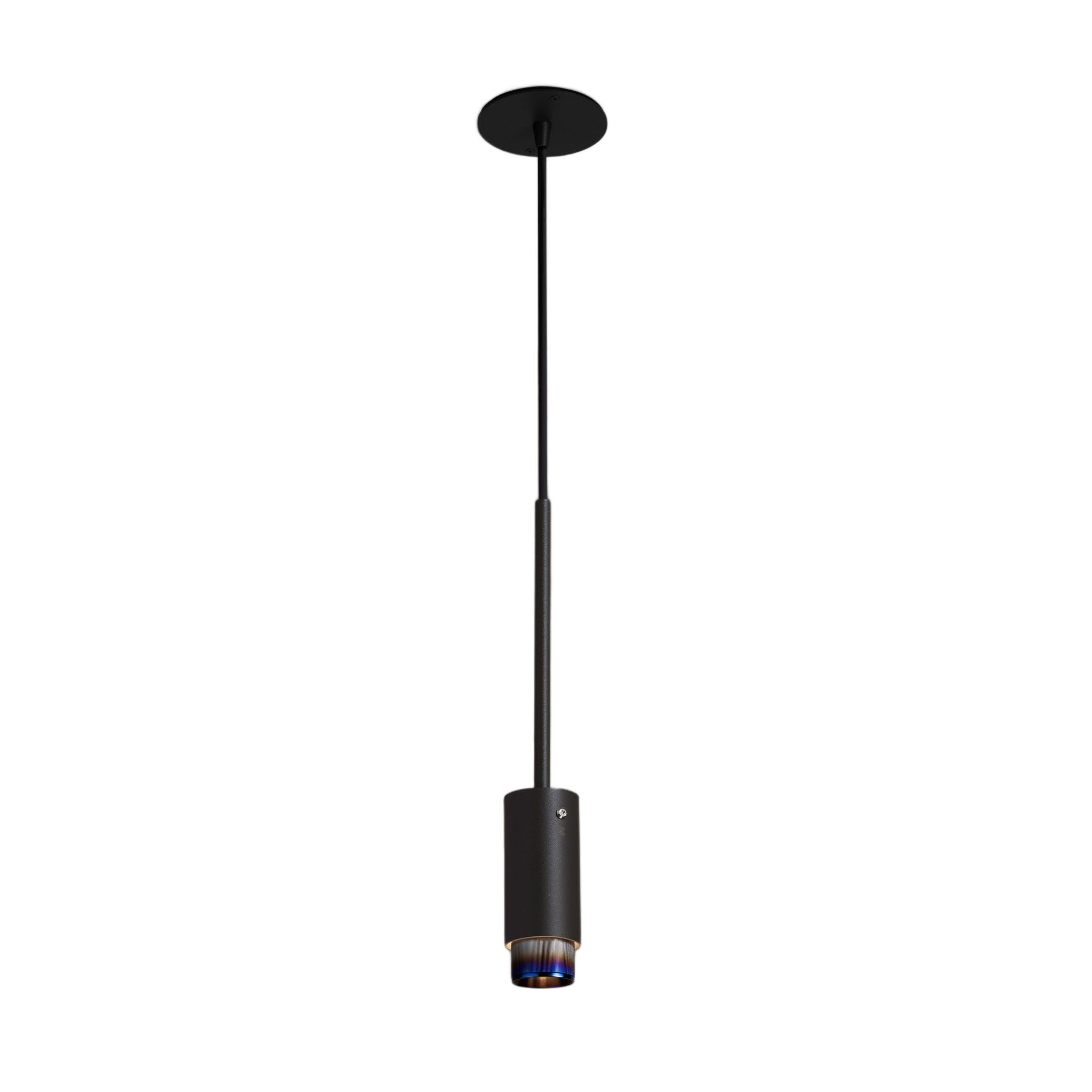 Exhaust Pendant LED 2.36 inch Graphite / Burnt Steel Pendant Ceiling Light