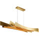 Candora LED 50 inch Brass Island/Pool Table Light Ceiling Light