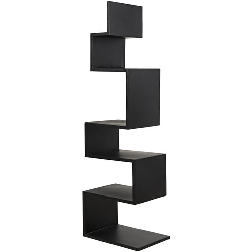Laszlo Matte Black Bookcase
