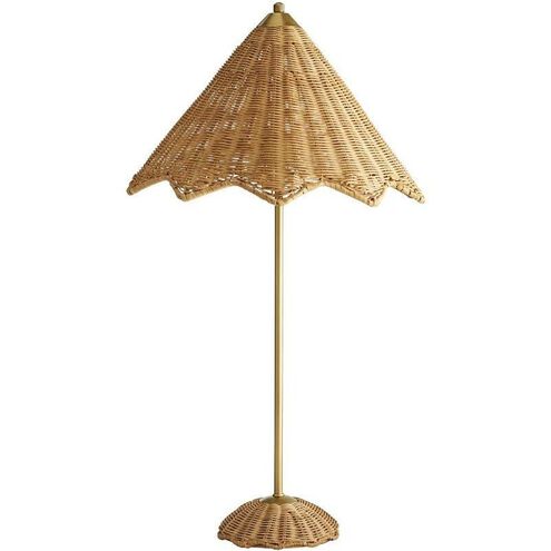 Parasol 28 inch Natural Table Lamp Portable Light