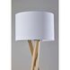 Brooklyn 63.25 inch 150.00 watt Natural Wood Floor Lamp Portable Light