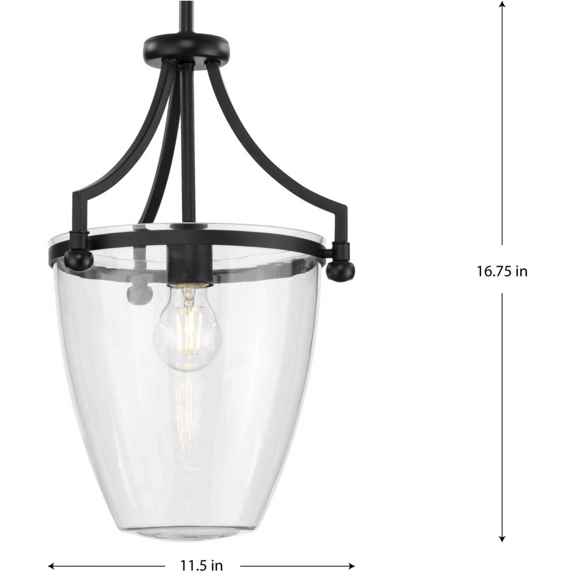 Parkhurst 1 Light 12 inch Matte Black Mini Pendant Ceiling Light