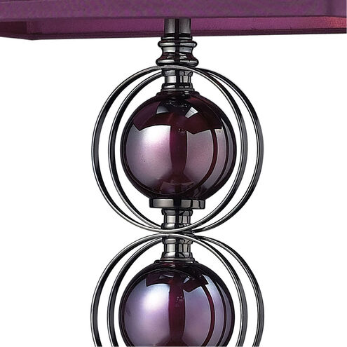 Lamezia Terme 27 inch 60.00 watt Purple Table Lamp Portable Light