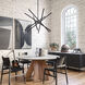 Soho 12 Light 36 inch Black Chandelier Ceiling Light