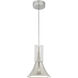 Floe LED 8 inch Polished Nickel Pendant Ceiling Light
