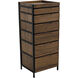 Seoul 26 X 24 inch Dark Walnut Consoles, Tallboy