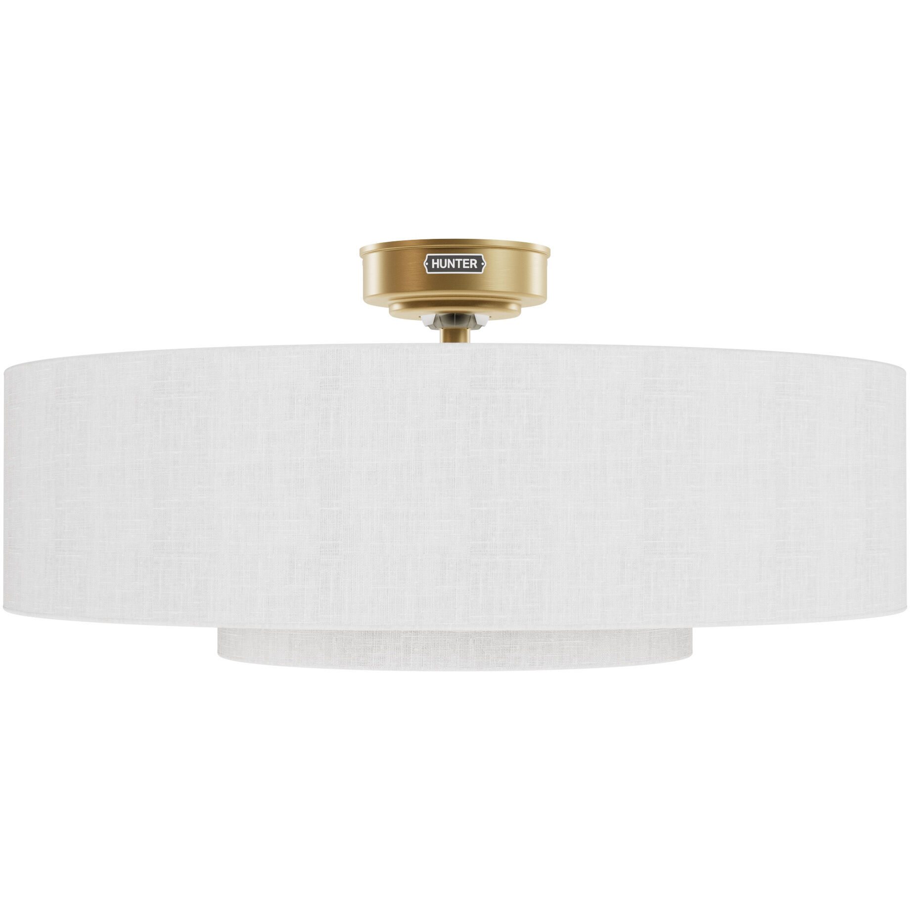 Brookside 30 inch Luxe Gold with Fresh White Blades Ceiling Fan