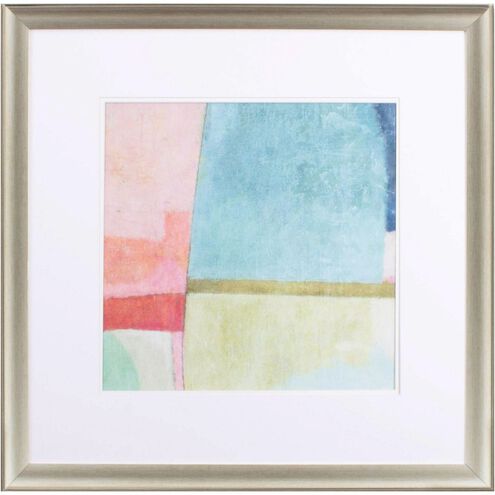 Abstract Collection Pink Framed Art