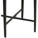 Calder 24 X 16 inch White and Black Accent Table
