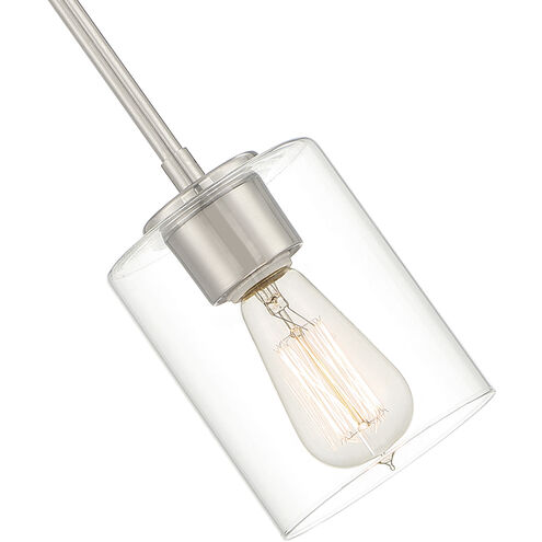 Liam 1 Light 5 inch Satin Platinum Mini Pendant Ceiling Light
