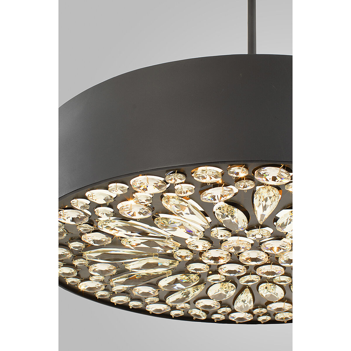 Azores 6 Light 28 inch Black Cashmere Pendant Ceiling Light