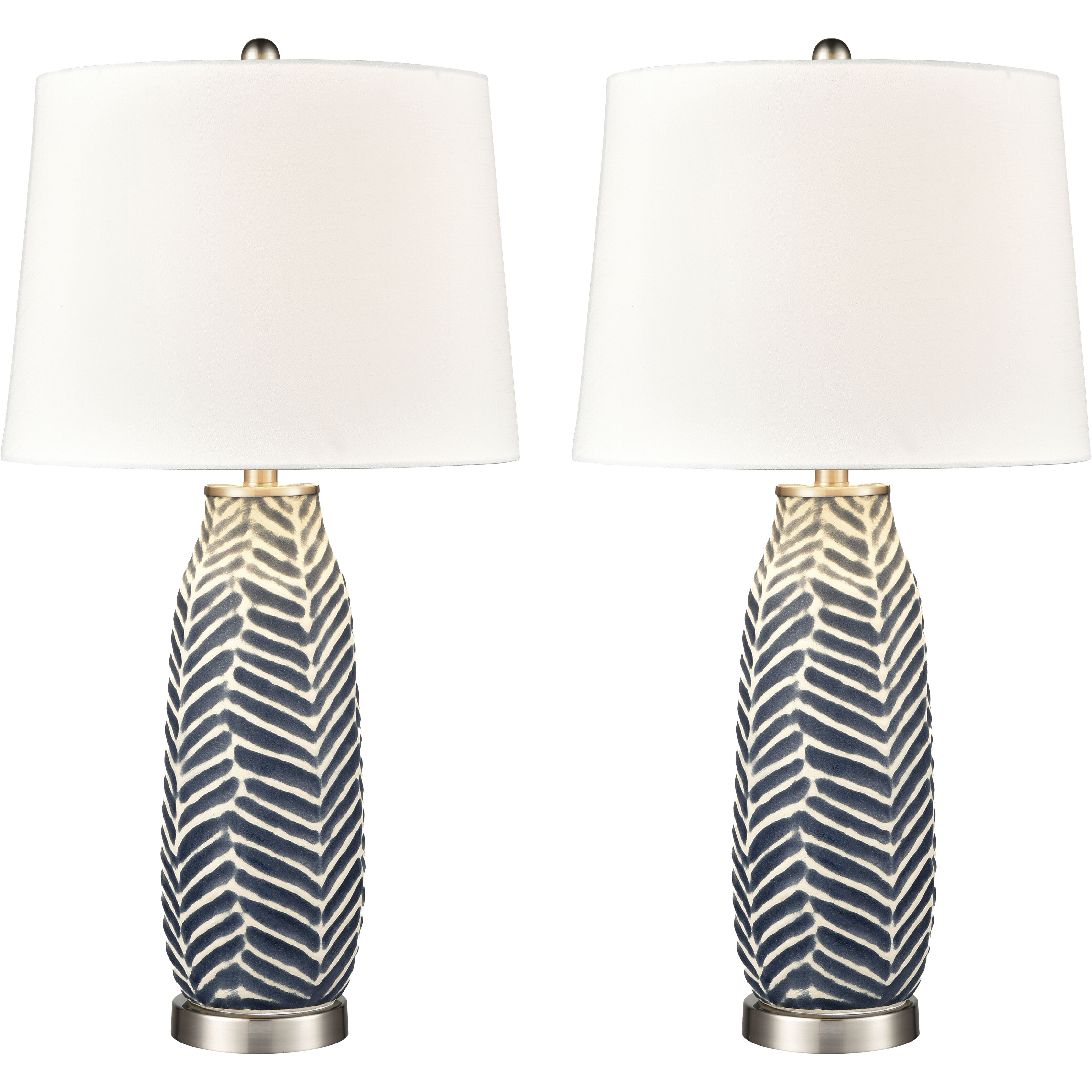 Bynum 29 inch 150 watt Navy Table Lamp Portable Light