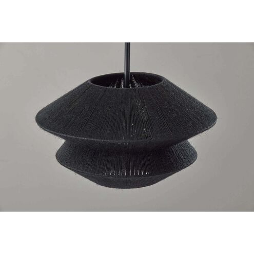Gardner 17.5 inch Black Pendant Ceiling Light