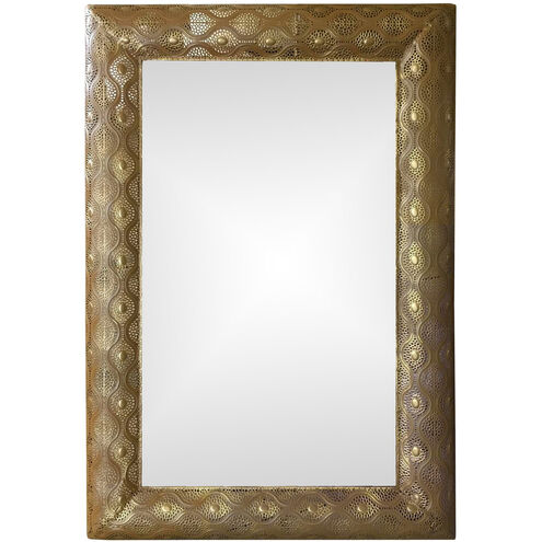 Galvanized Gold Mirror 39 X 26 inch Galvanized Gold Mirror