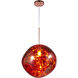 Galactic LED 16 inch Copper Pendant Ceiling Light