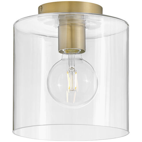 Pippa LED 8.5 inch Lacquered Brass Foyer Light Ceiling Light, Flush Mount