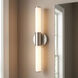 Connor LED 18 inch Satin Nickel Vanity Light Wall Light