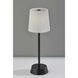 Bobby 14 inch 1.50 watt Black LED Cordless Table Lamp Portable Light
