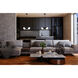 Realm Sphere 3 Light 17.25 inch Matte Black Chandelier Ceiling Light