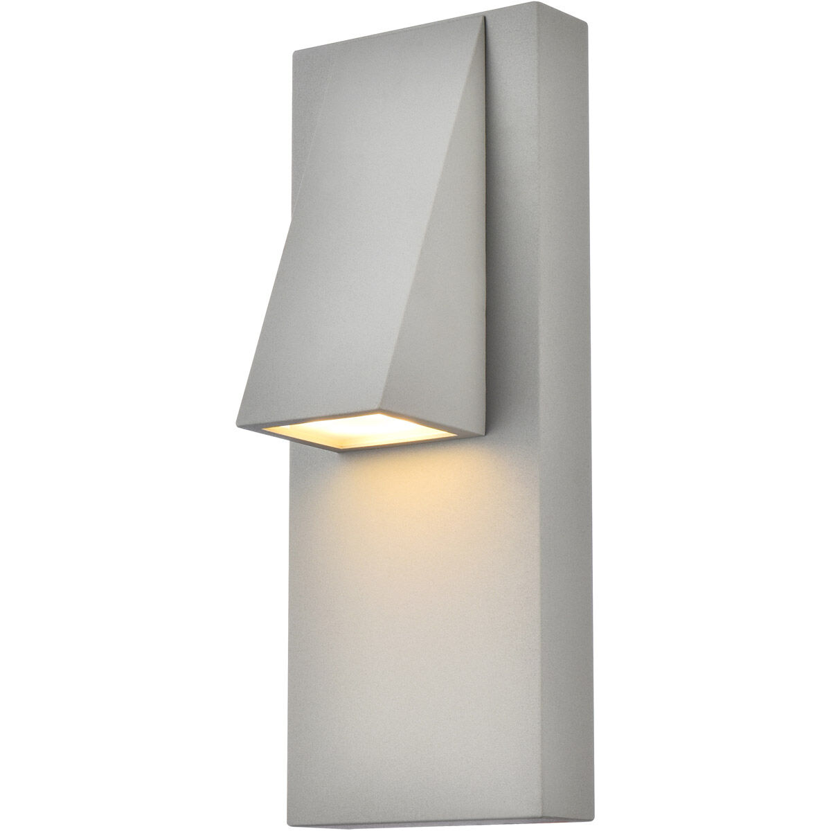 Raine 13 inch Silver Outdoor Wall Light