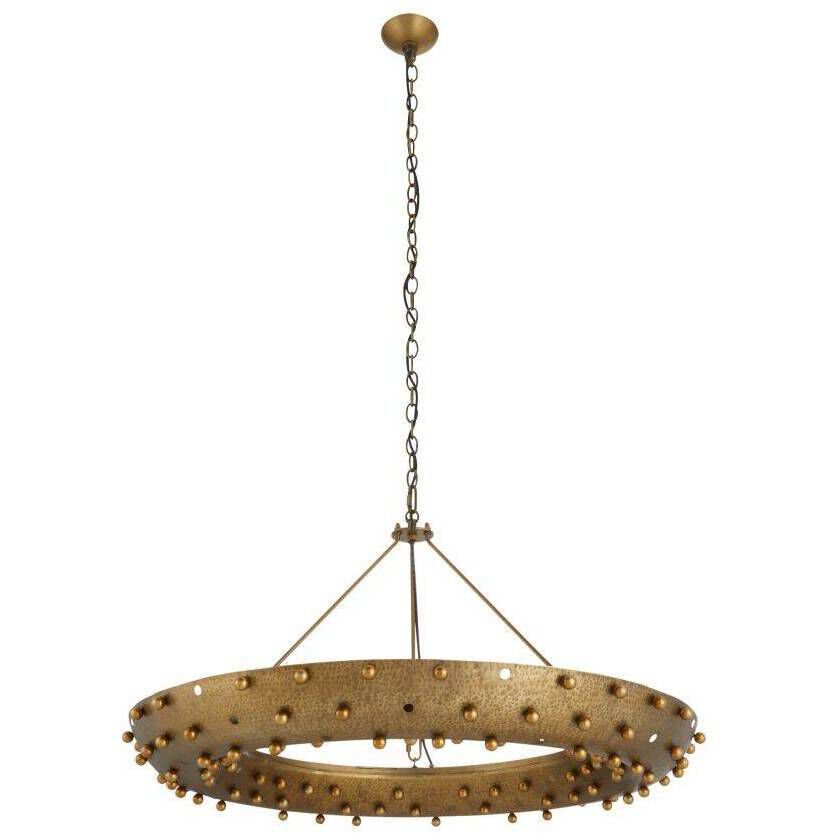 Hardy 9 Light 36 inch Antique Brass Chandelier Ceiling Light