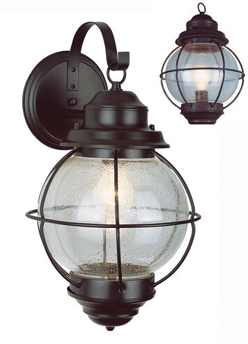 Onion 1 Light 19 inch Rustic Bronze Outdoor Wall Lantern