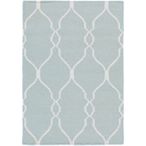 Fallon 36 X 24 inch Blue and Neutral Area Rug, Wool