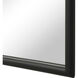 Trellis 69.75 X 38 inch Matte Black Wall Mirror