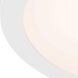 Prime 1 Light 12 inch White Flushmount Ceiling Light