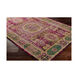 Amsterdam 36 X 24 inch Pink and Yellow Area Rug, Polyester and Cotton