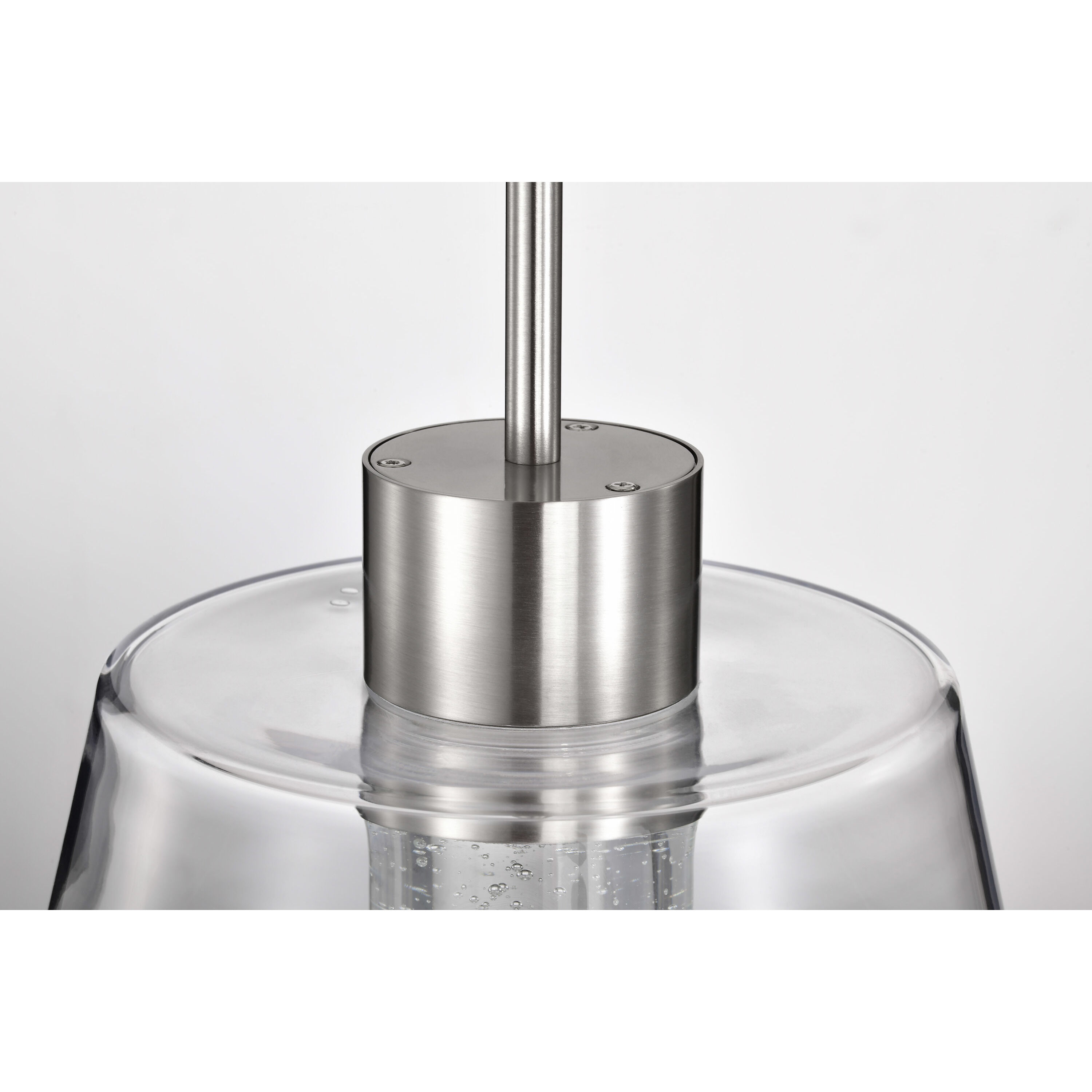 Aura LED 12 inch Brushed Nickel Pendant Ceiling Light