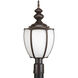Roman Coach 1 Light 23 inch Antique Bronze Outdoor Post Lantern
