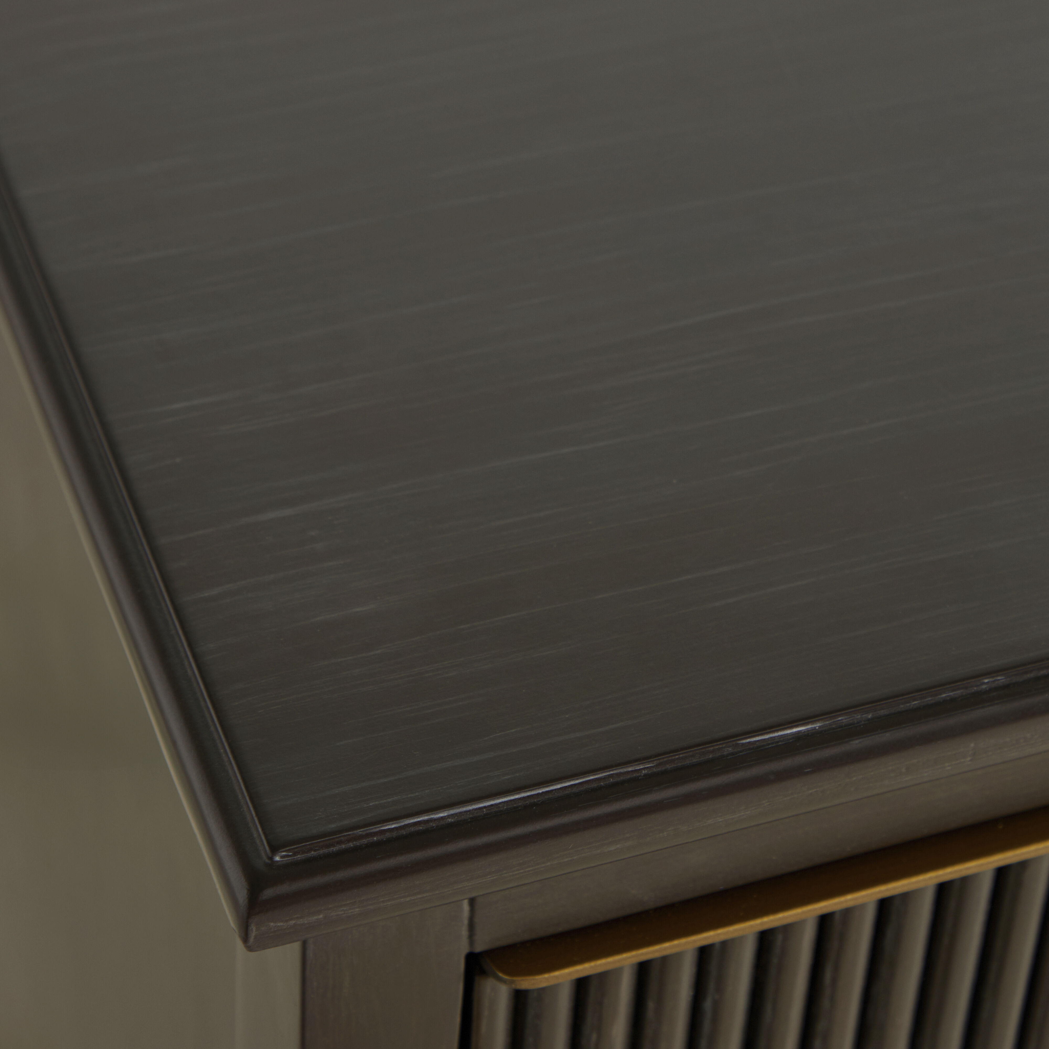 Riggs Sesame Black and Stained Brass Chest