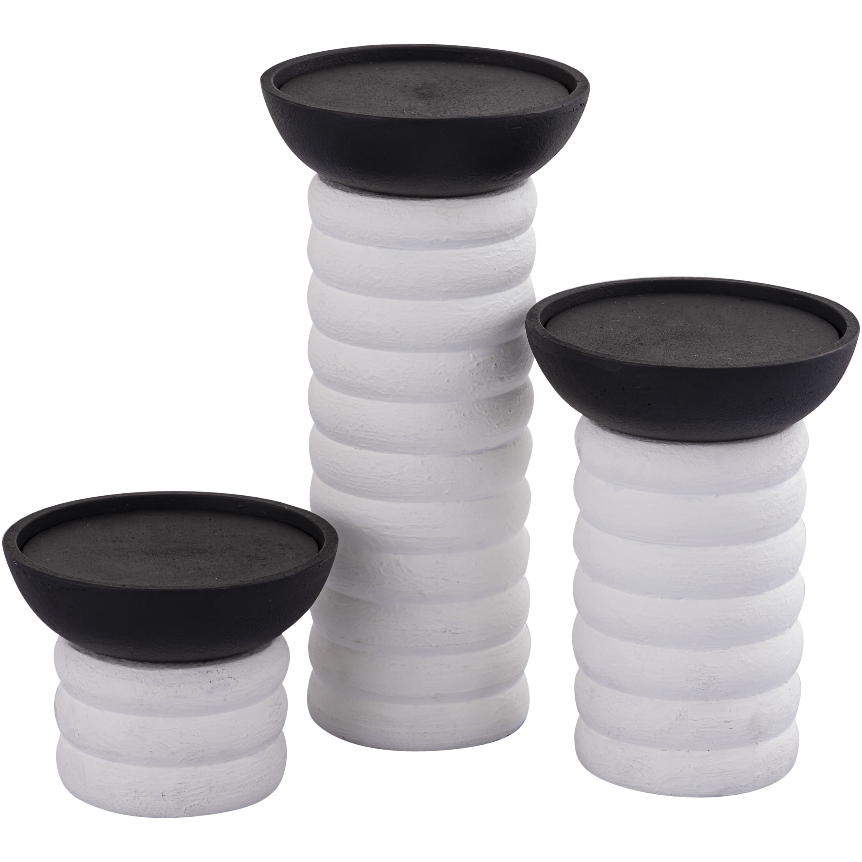 Stack 10 X 5 inch Pillar Holder, Set of 3