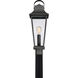 Galveston 1 Light 25 inch Mottled Black Outdoor Post Lantern