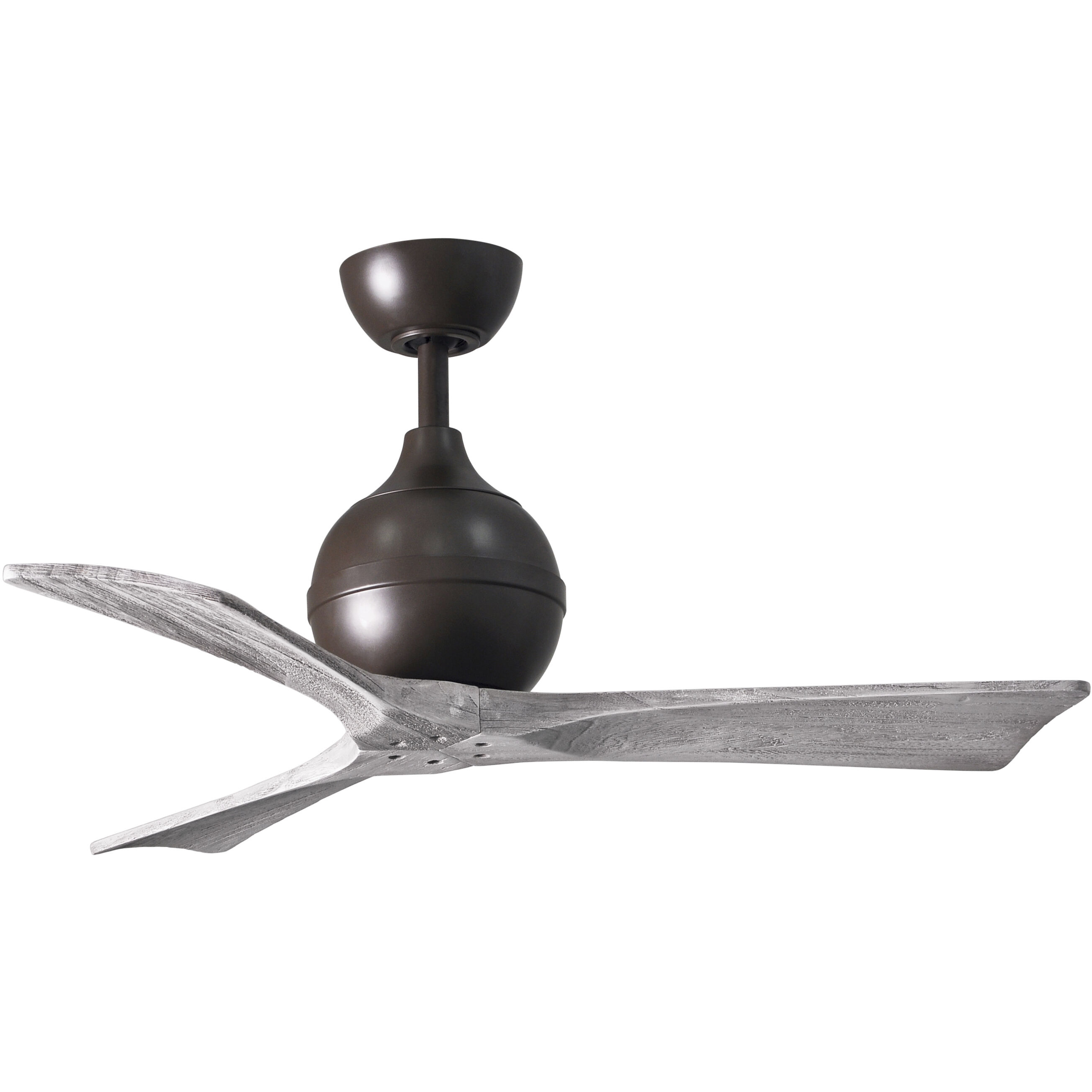 Atlas Irene-3 42 inch Textured Bronze with Barn Wood Tone Blades Paddle Fan, Paddle Fan