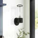 Banca 1 Light 4 inch Black with Brushed Nickel Accent ADA Single Sconce Wall Light, Single
