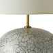 Egret 150.00 watt Platinum Crackle Table Lamp Portable Light