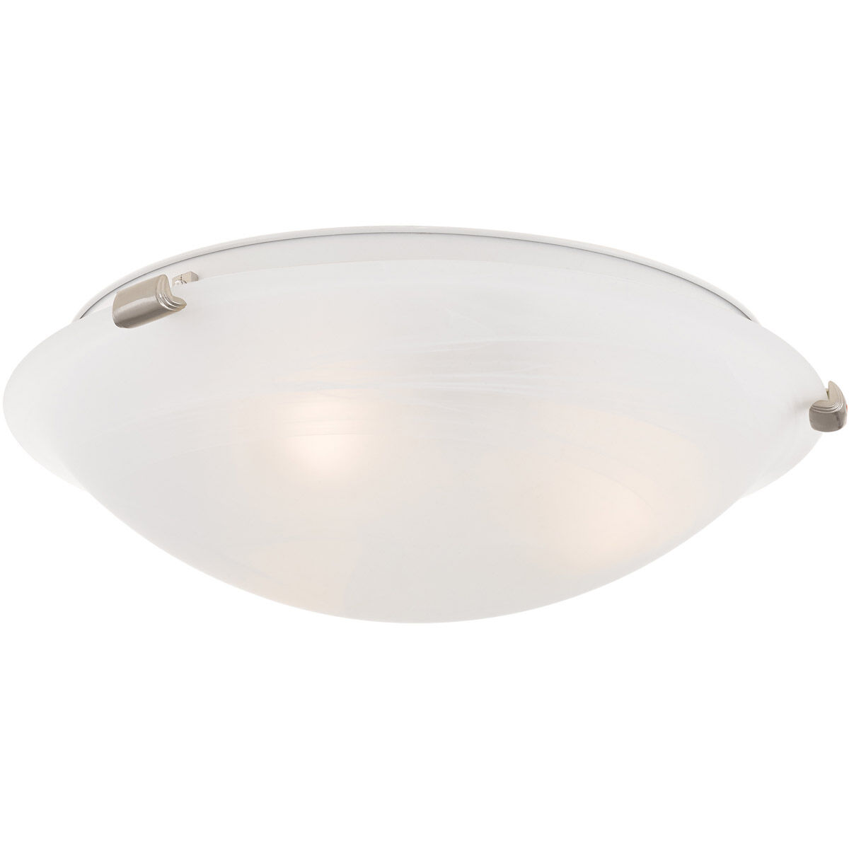 Oasis 3 Light 17 inch Brushed Nickel Semi-Flush Mount Ceiling Light