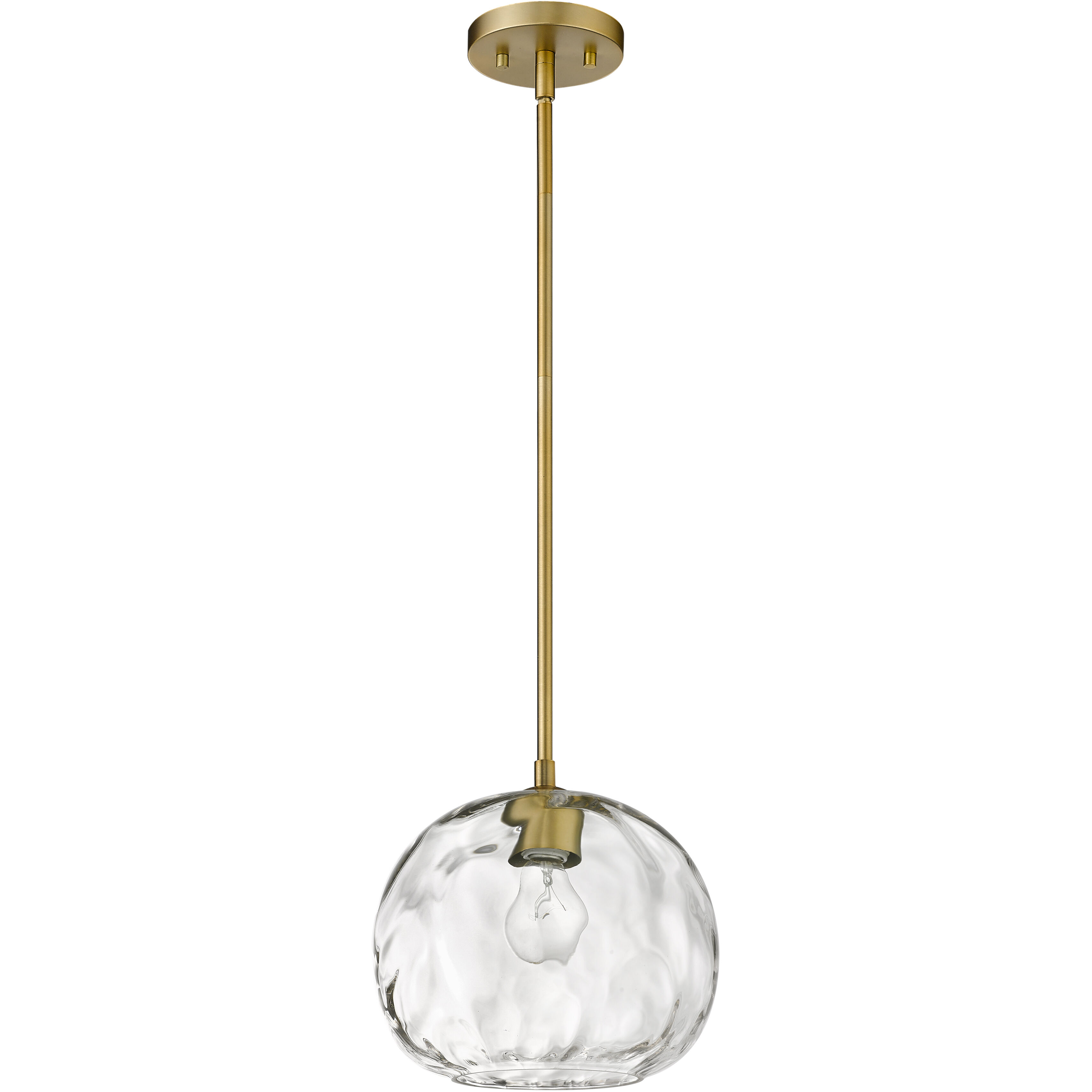 Chloe 1 Light 10 inch Olde Brass Pendant Ceiling Light