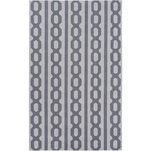 Lockhart 120 X 96 inch Blue and Gray Area Rug, Wool