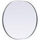 Asha 36 X 30 inch Silver Mirror in 30 x 36